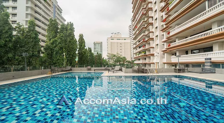 Big Balcony, Pet friendly |  2 Bedrooms  Apartment For Rent in Sukhumvit, Bangkok  near BTS Asok - MRT Sukhumvit (310156)