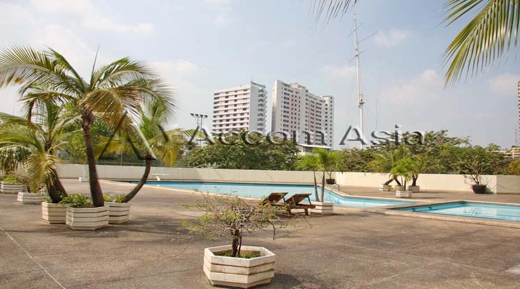  3 br Condominium For Rent in Charoen Nakhon ,Bangkok BTS Krung Thon Buri at River House AA29844