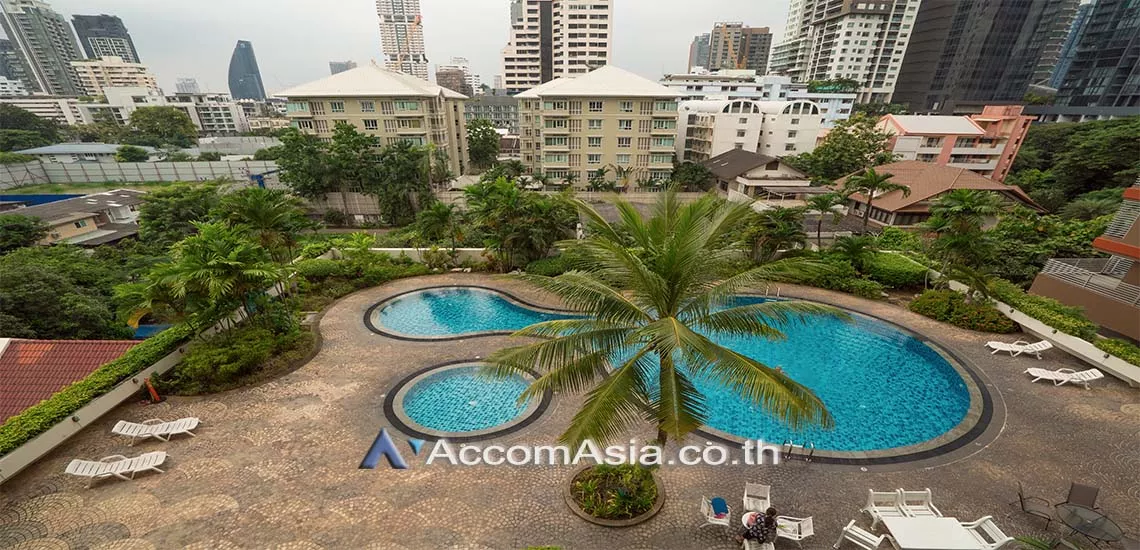 Huge Terrace, Duplex Condo, Penthouse, Pet friendly |  4 Bedrooms  Apartment For Rent in Sukhumvit, Bangkok  near BTS Phrom Phong (1421155)