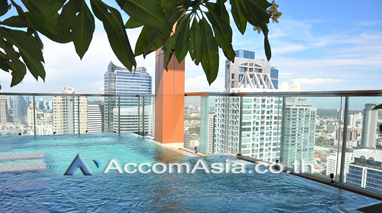  2 br Condominium for rent and sale in Silom ,Bangkok BTS Chong Nonsi at The Address Sathorn AA29096