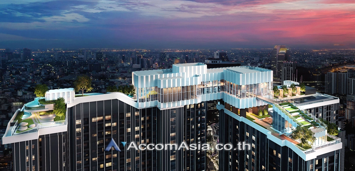  2 br Condominium For Rent in Phaholyothin ,Bangkok MRT Rama 9 at LIFE Asoke-Rama 9 AA38023
