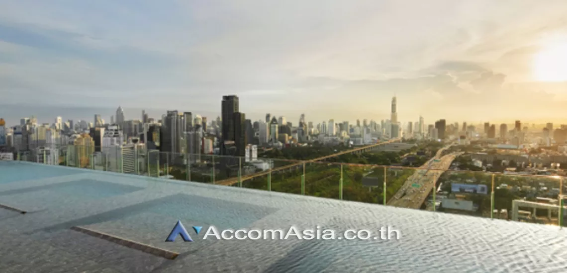  1 Bedroom  Condominium For Rent in Phaholyothin, Bangkok  near MRT Rama 9 - ARL Makkasan (AA41196)