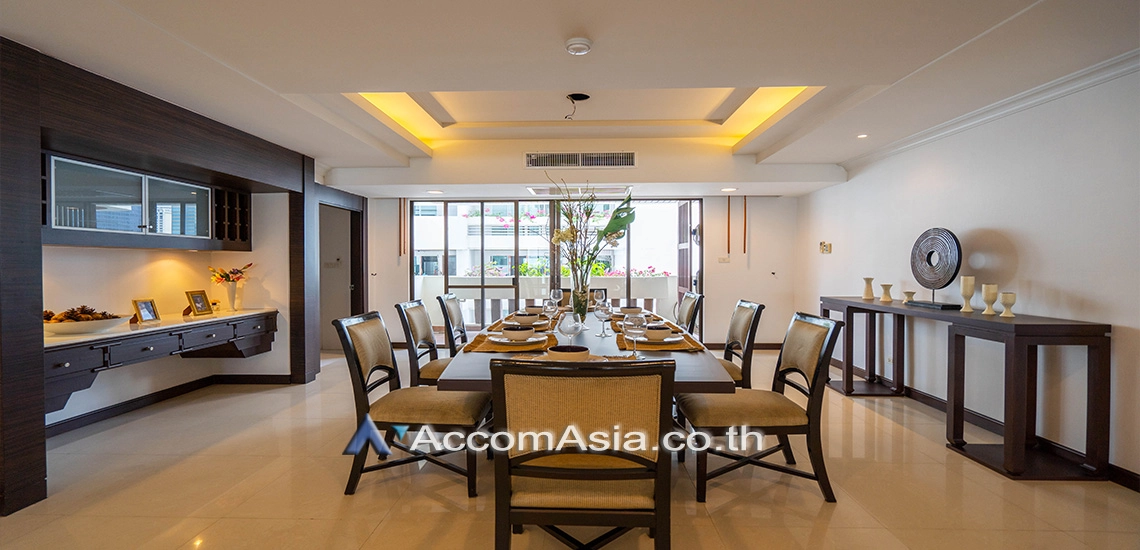Big Balcony, Pet friendly |  3 Bedrooms  Apartment For Rent in Sukhumvit, Bangkok  near BTS Asok - MRT Sukhumvit (110069)