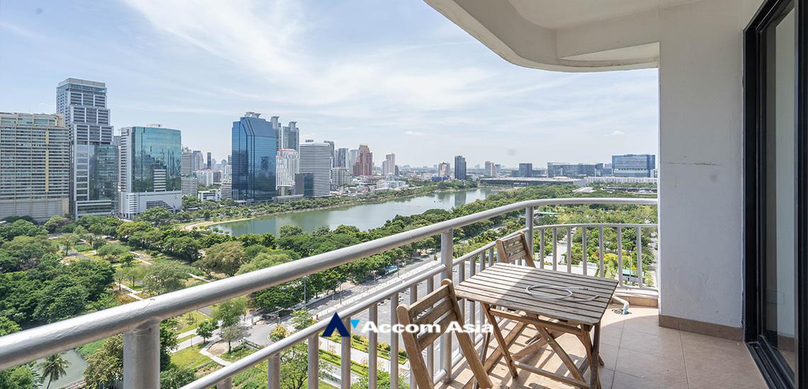 Big Balcony |  2 Bedrooms  Condominium For Rent in Sukhumvit, Bangkok  near BTS Nana (1512176)