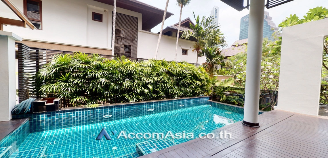 Private Swimming Pool |  4 Bedrooms  House For Rent in Sukhumvit, Bangkok  near BTS Asok - MRT Sukhumvit (1512511)