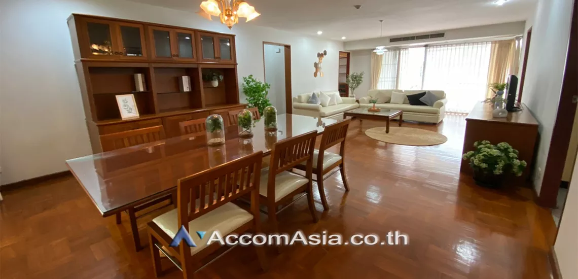 Pet friendly |  3 Bedrooms  Apartment For Rent in Sukhumvit, Bangkok  near BTS Phrom Phong (1002401)