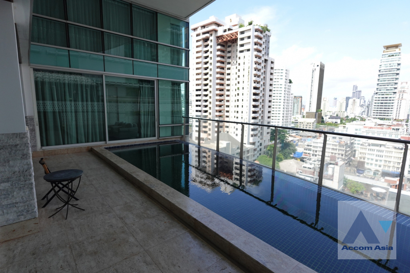 Huge Terrace, Private Swimming Pool, Duplex Condo, Penthouse, Pet friendly condominium for rent in Sukhumvit at Le Raffine Sukhumvit 31, Bangkok Code 1514181