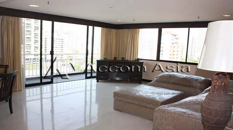 Big Balcony |  1 Bedroom  Condominium For Rent in Sukhumvit, Bangkok  near BTS Nana (1516491)