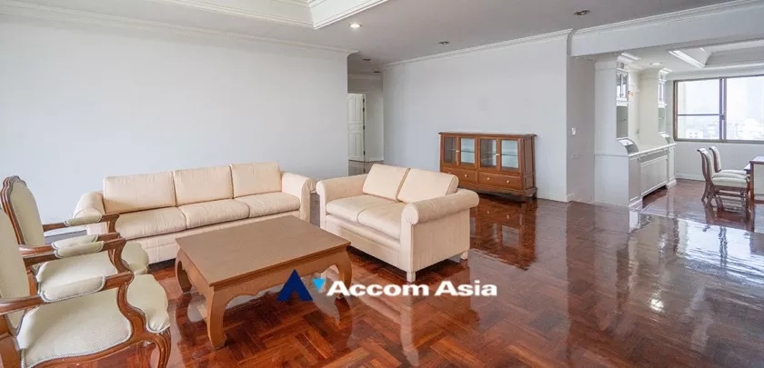 Big Balcony, Pet friendly |  3 Bedrooms  Apartment For Rent in Sukhumvit, Bangkok  near BTS Phrom Phong (1417669)