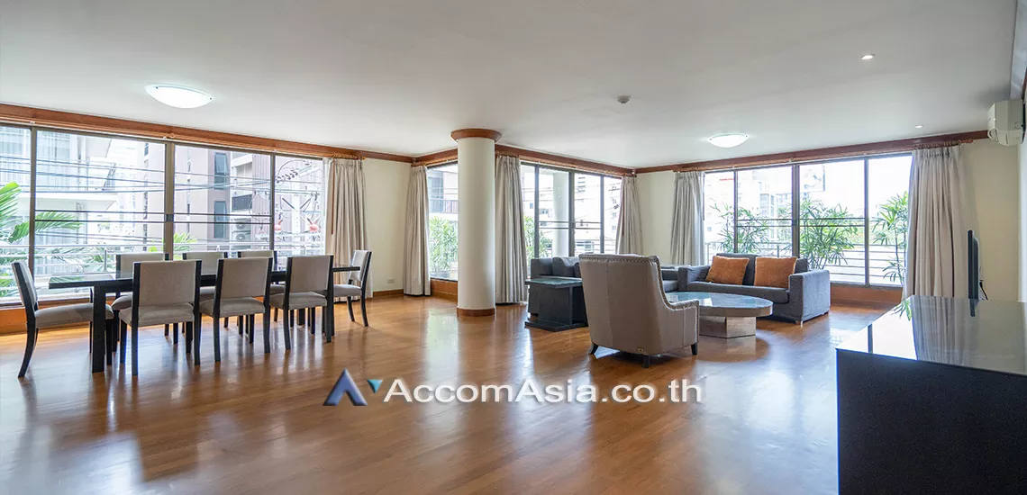 Pet friendly |  4 Bedrooms  Apartment For Rent in Sukhumvit, Bangkok  near BTS Asok - MRT Sukhumvit (1417989)