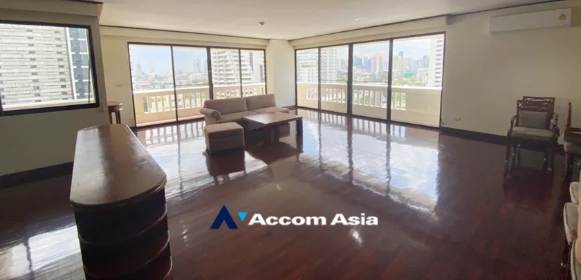 Pet friendly |  4 Bedrooms  Condominium For Rent in Sukhumvit, Bangkok  near BTS Phrom Phong (1518373)