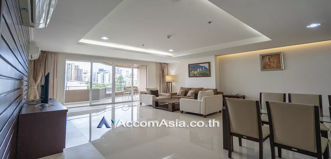 Big Balcony, Pet friendly |  3 Bedrooms  Apartment For Rent in Sukhumvit, Bangkok  near BTS Phrom Phong (1419552)