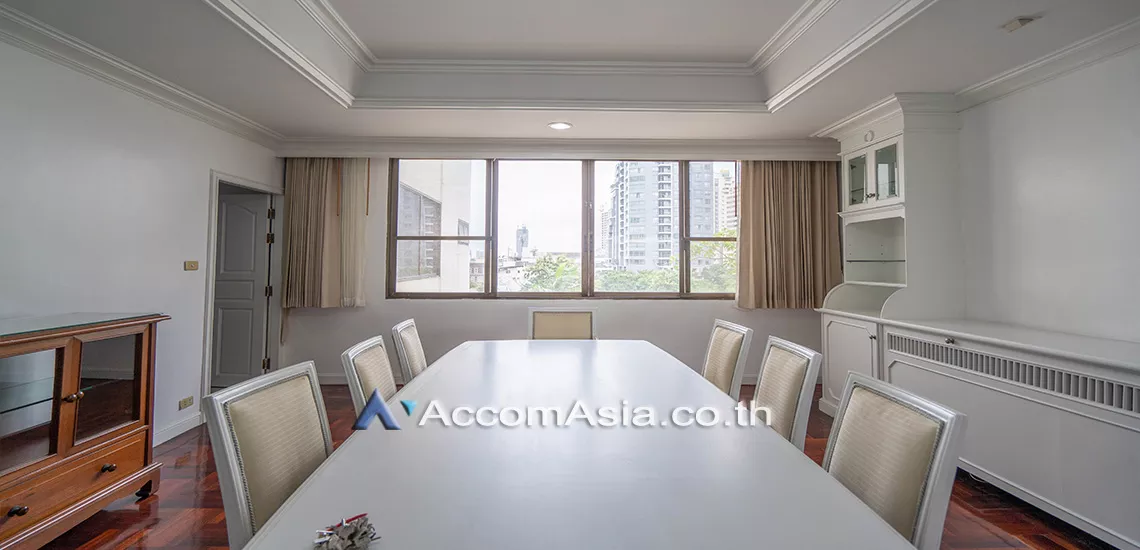 Big Balcony, Pet friendly |  3 Bedrooms  Apartment For Rent in Sukhumvit, Bangkok  near BTS Phrom Phong (AA10096)