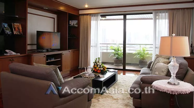 Big Balcony |  2 Bedrooms  Apartment For Rent in Sukhumvit, Bangkok  near BTS Asok - MRT Sukhumvit (AA11838)