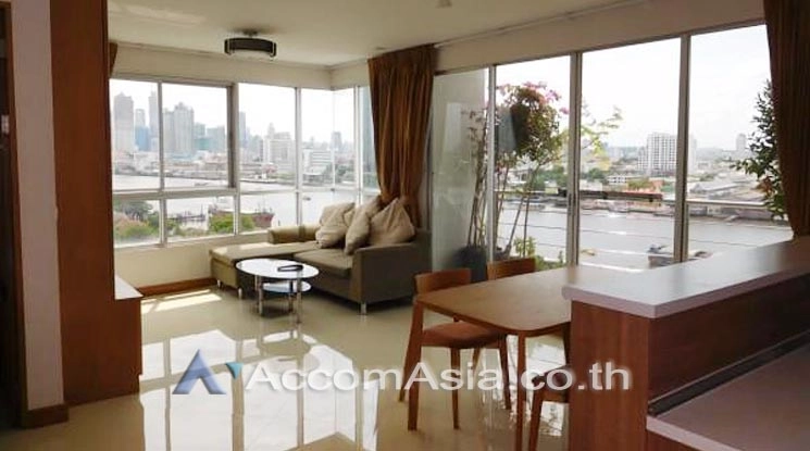  2 Bedrooms  Condominium For Rent in Charoennakorn, Bangkok  near BTS Krung Thon Buri (AA11972)