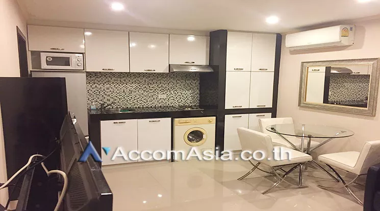 Big Balcony, Pet friendly |  1 Bedroom  Condominium For Rent in Sukhumvit, Bangkok  near BTS Phrom Phong (AA15144)