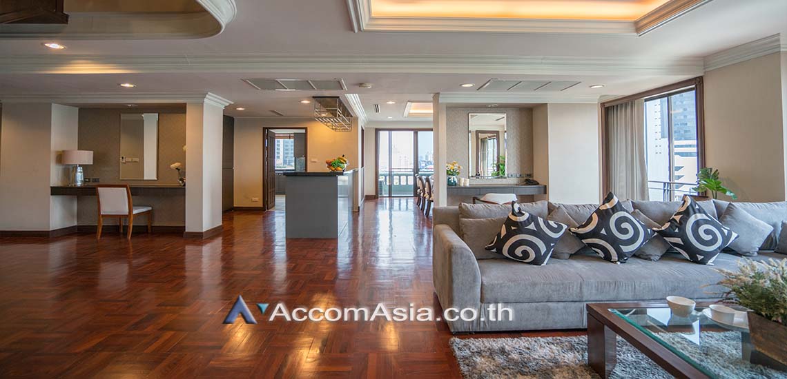 Huge Terrace, Duplex Condo, Penthouse apartment for rent in Ploenchit at Residence of Bangkok, Bangkok Code AA15648