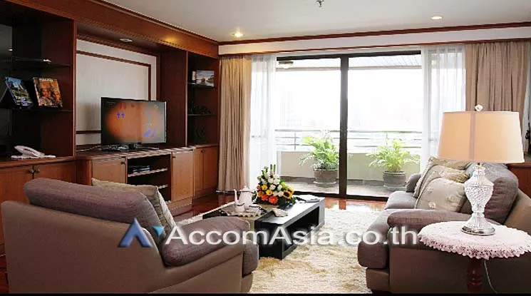 Big Balcony |  2 Bedrooms  Apartment For Rent in Sukhumvit, Bangkok  near BTS Asok - MRT Sukhumvit (AA15907)