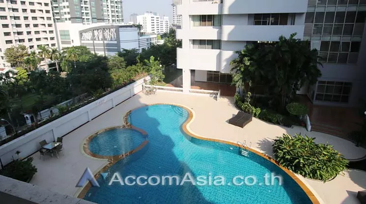 Pet friendly |  3 Bedrooms  Condominium For Rent in Sukhumvit, Bangkok  near BTS Phrom Phong (AA16152)