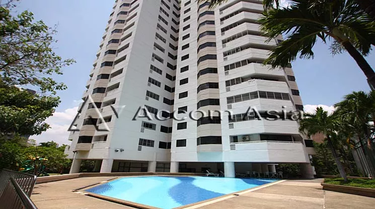  3 Bedrooms  Condominium For Rent in Sukhumvit, Bangkok  near BTS Phrom Phong (AA17736)