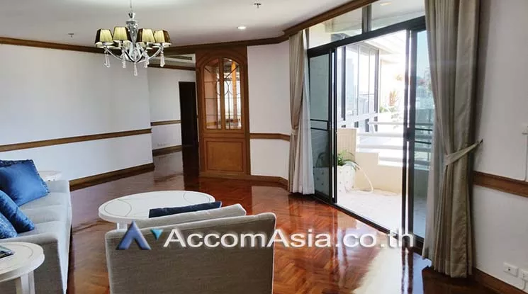 Pet friendly |  3 Bedrooms  Condominium For Rent in Sukhumvit, Bangkok  near BTS Phrom Phong (AA17931)