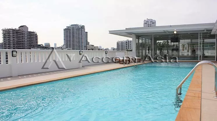 Big Balcony |  3 Bedrooms  Apartment For Rent in Sukhumvit, Bangkok  near BTS Asok - MRT Sukhumvit (AA18026)