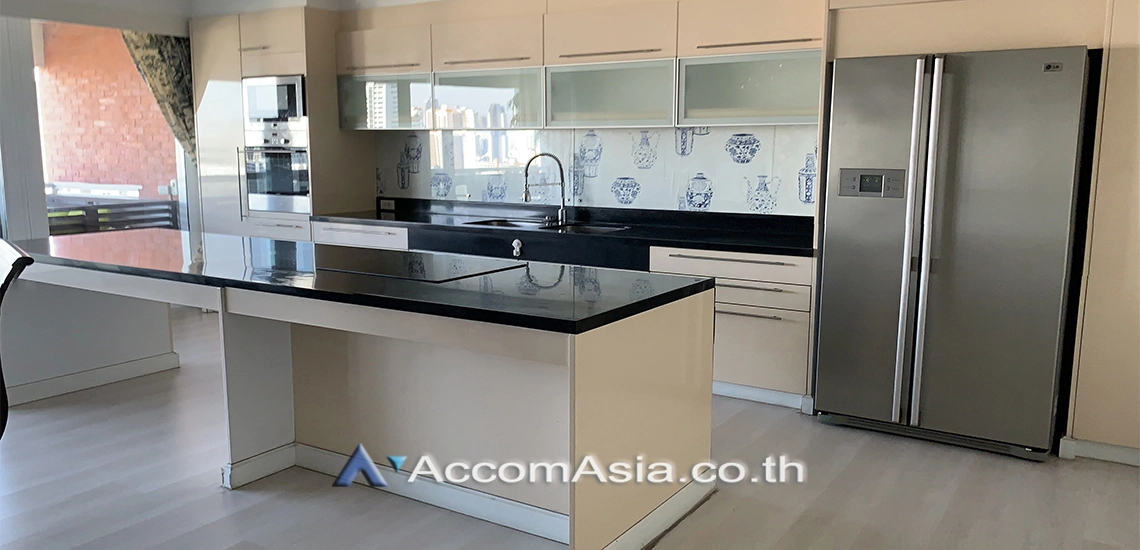 4  3 br Condominium For Rent in Sukhumvit ,Bangkok MRT Phetchaburi at Kiarti Thanee City Mansion AA20872