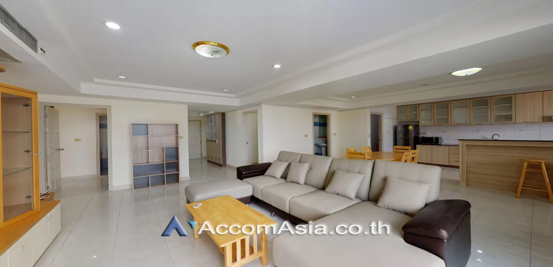  3 Bedrooms  Condominium For Rent in Sukhumvit, Bangkok  near BTS Phrom Phong (AA22009)