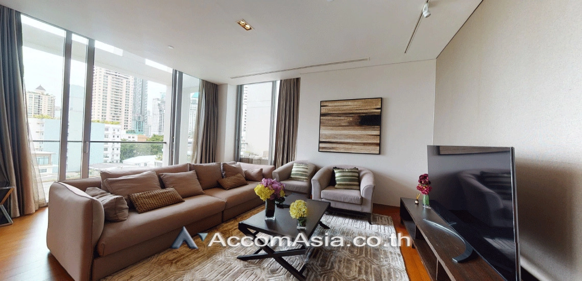 Big Balcony, Duplex Condo |  3 Bedrooms  Condominium For Rent in Sathorn, Bangkok  near BTS Chong Nonsi - MRT Lumphini (AA22677)