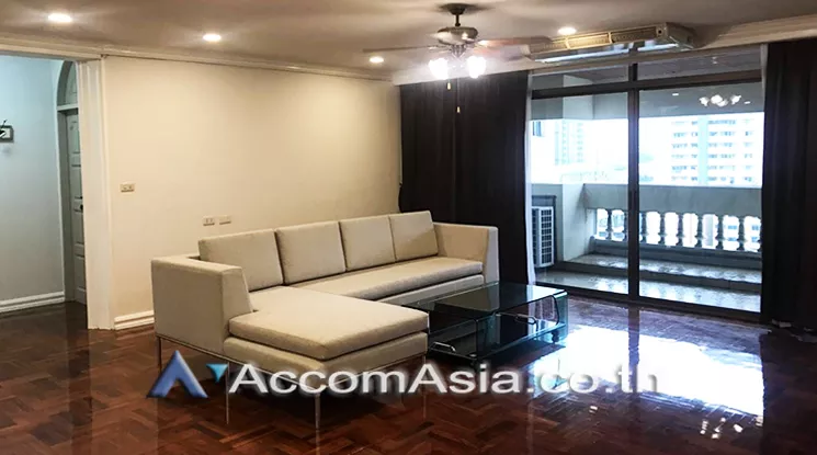 Big Balcony, Pet friendly |  3 Bedrooms  Apartment For Rent in Sukhumvit, Bangkok  near BTS Phrom Phong (AA22808)