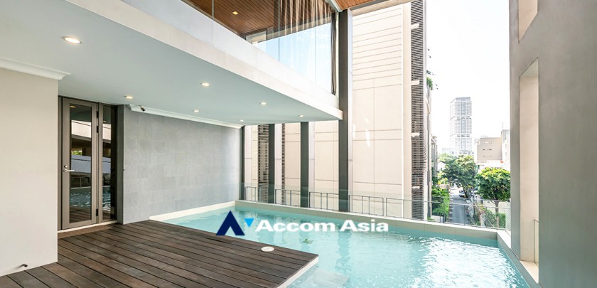 Huge Terrace, Private Swimming Pool |  3 Bedrooms  Townhouse For Rent & Sale in Sukhumvit, Bangkok  near BTS Thong Lo (AA23033)