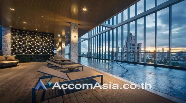  1 Bedroom  Condominium For Rent in Sukhumvit, Bangkok  near BTS Phrom Phong (AA23130)