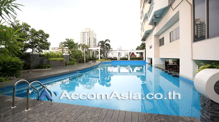  3 Bedrooms  Condominium For Rent in Sukhumvit, Bangkok  near BTS Phrom Phong (AA23137)