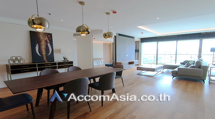 Lake View, Big Balcony, Pet friendly |  3 Bedrooms  Condominium For Rent in Sukhumvit, Bangkok  near BTS Asok - MRT Sukhumvit (AA24045)