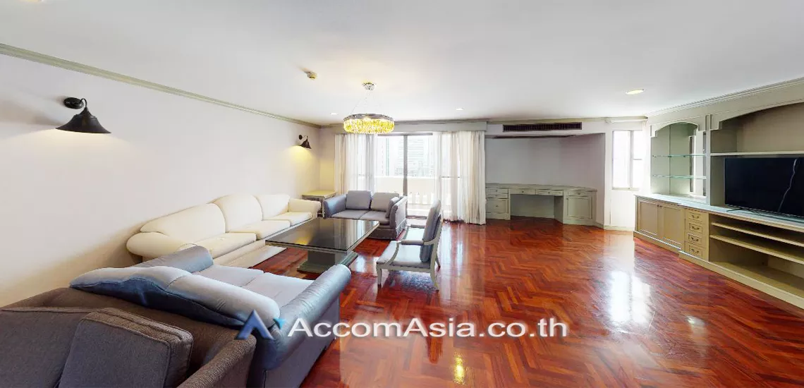  3 Bedrooms  Condominium For Rent in Sukhumvit, Bangkok  near BTS Asok - MRT Sukhumvit (AA24313)