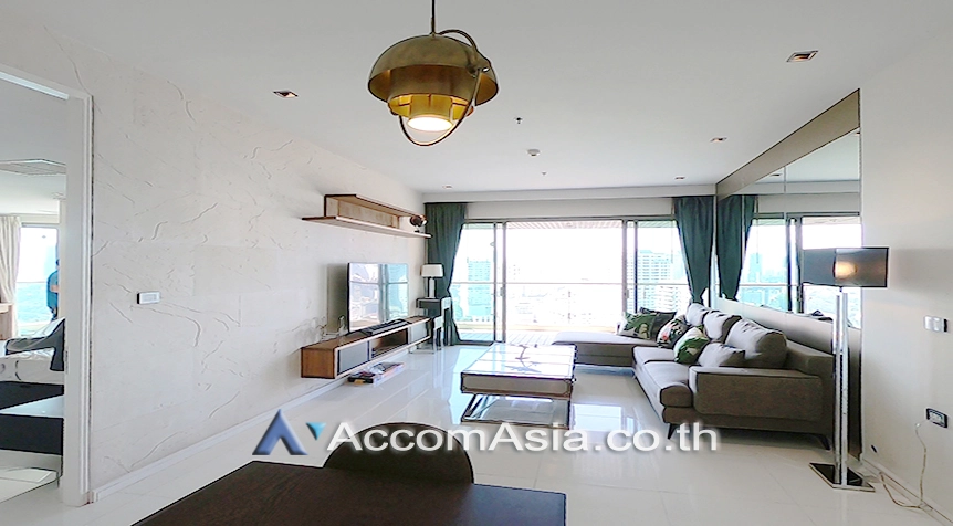 Lake View, Exclusive, Big Balcony, Pet friendly |  2 Bedrooms  Condominium For Rent in Sukhumvit, Bangkok  near BTS Asok - MRT Sukhumvit (AA24929)