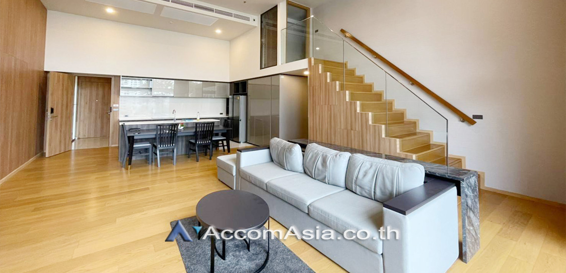 Double High Ceiling, Duplex Condo |  3 Bedrooms  Condominium For Rent & Sale in Sukhumvit, Bangkok  near BTS Phrom Phong - MRT Sukhumvit (AA25809)