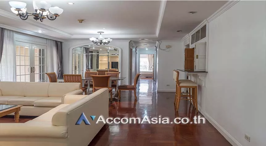 Pet friendly |  3 Bedrooms  Condominium For Rent in Sukhumvit, Bangkok  near BTS Phrom Phong (AA26242)