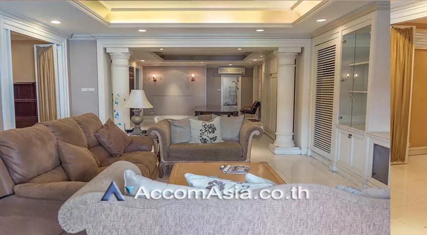 Pet friendly |  3 Bedrooms  Condominium For Rent in Sukhumvit, Bangkok  near BTS Phrom Phong (AA26442)