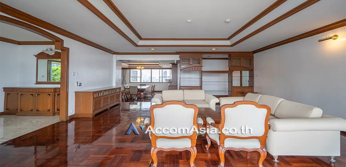 Big Balcony, Pet friendly |  3 Bedrooms  Apartment For Rent in Sukhumvit, Bangkok  near BTS Phrom Phong (AA26728)