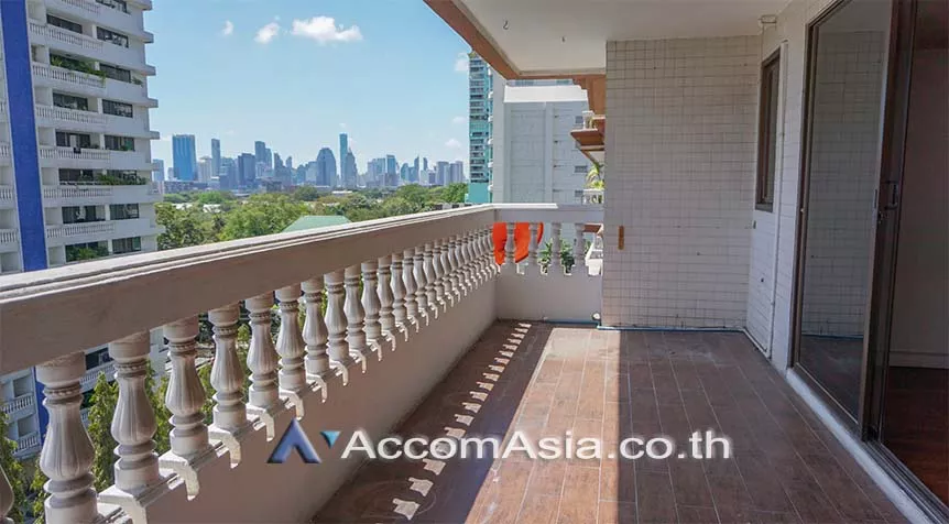 Big Balcony, Pet friendly |  4 Bedrooms  Apartment For Rent in Sukhumvit, Bangkok  near BTS Asok - MRT Sukhumvit (AA26924)