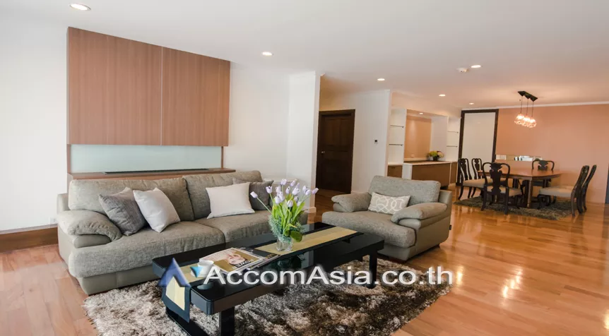 Big Balcony |  3 Bedrooms  Apartment For Rent in Sukhumvit, Bangkok  near BTS Asok - MRT Sukhumvit (AA27136)