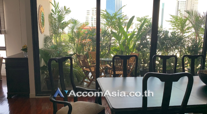 Big Balcony |  4 Bedrooms  Condominium For Rent in Sathorn, Bangkok  near MRT Khlong Toei (AA27146)