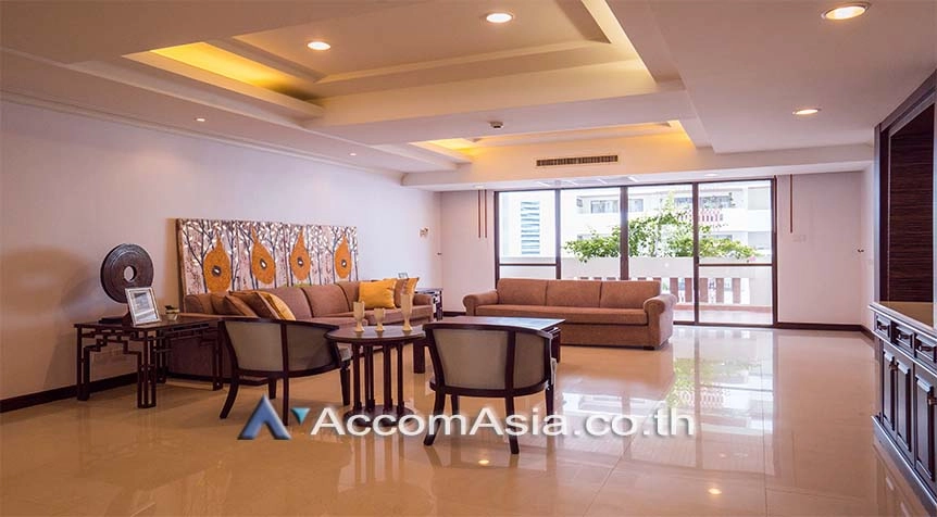 Big Balcony, Pet friendly |  3 Bedrooms  Apartment For Rent in Sukhumvit, Bangkok  near BTS Asok - MRT Sukhumvit (AA27511)