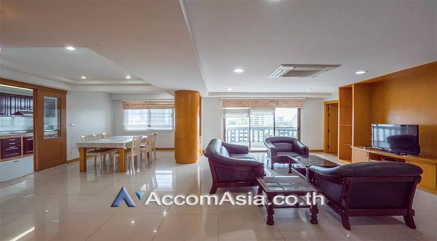  3 Bedrooms  Condominium For Rent in Sukhumvit, Bangkok  near BTS Phrom Phong (AA27759)