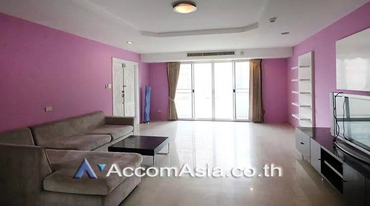 Big Balcony, Pet friendly |  3 Bedrooms  Condominium For Rent in Sukhumvit, Bangkok  near BTS Phrom Phong (24451)