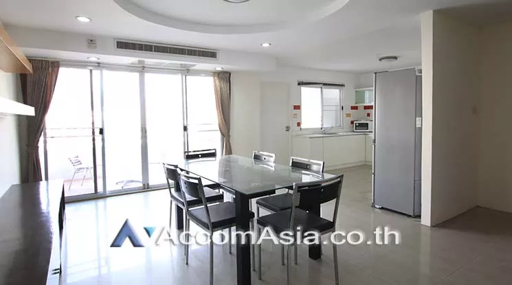 Big Balcony, Pet friendly |  3 Bedrooms  Condominium For Rent in Sukhumvit, Bangkok  near BTS Phrom Phong (24451)