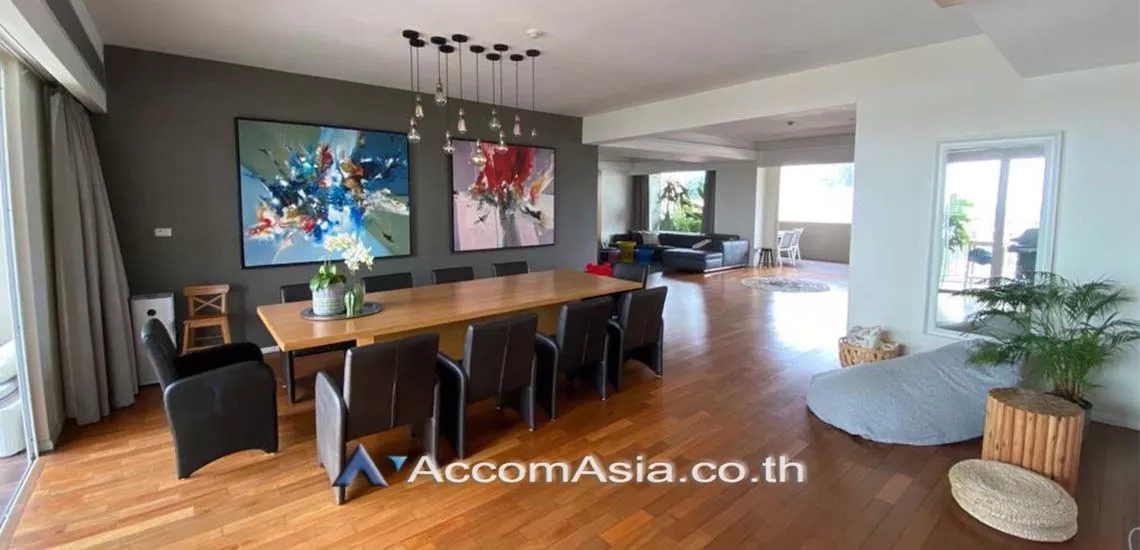 Big Balcony, Pet friendly |  4 Bedrooms  Condominium For Rent in Sukhumvit, Bangkok  near BTS Ekkamai (AA30227)