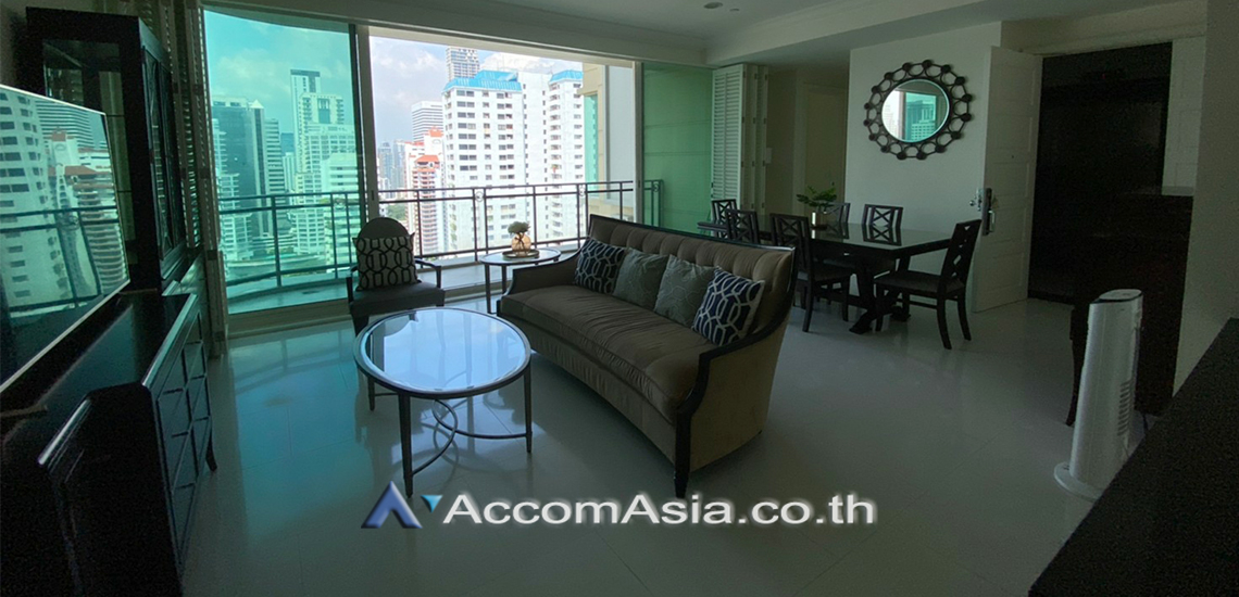  3 Bedrooms  Condominium For Rent in Sukhumvit, Bangkok  near BTS Phrom Phong (AA30348)