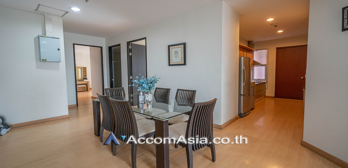 Fully Furnished, Big Balcony, Penthouse |  3 Bedrooms  Condominium For Rent in Sukhumvit, Bangkok  near BTS Asok - MRT Sukhumvit (AA30602)